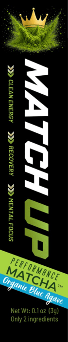 MatchUP performance matcha stick pack